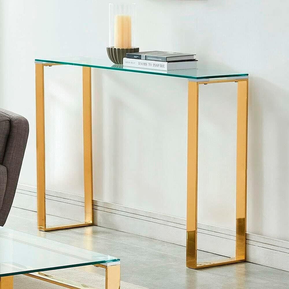 Heavenly Collection Table console dorée moyenne