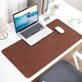 thumbnail image 1 of Cagogo Large Mouse Pad, Non Slip PU Leather Desk Mat for Gaming Work, Extra Large 40x80 cm Extended Mousepad, Waterproof Office Desk Mat for Computer Laptop Home Office Study, 1 of 6