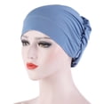 thumbnail image 1 of Bonnet de Nuit Noué Doux Couleur Unie pour Femmes, 1 of 10