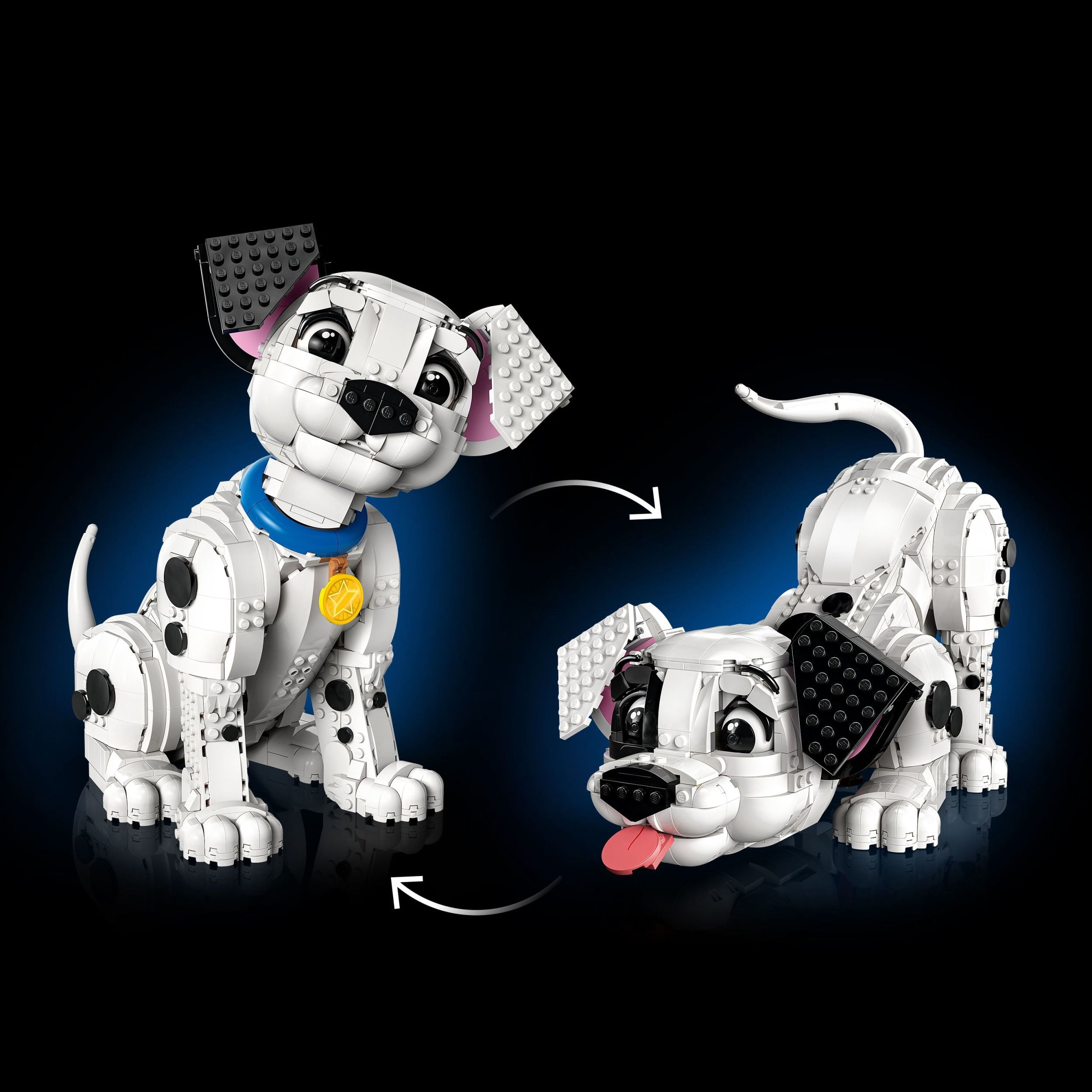 LEGO Disney 101 Dalmatians Puppy Building Set for Adults - Collectible DIY Kit for Movie Fans 18+ - Build Patch, Penny, Rolly or a Custom Pup - Gift Idea for Dog Lovers and Craft Enthusiasts - 43269