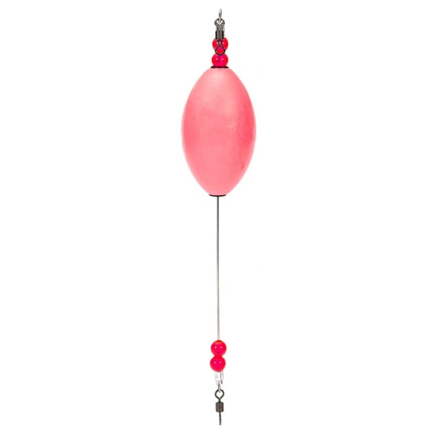QualitChoice Canne à Pêche Dérivante Étanche Rotation 360° Mousse Lumineuse Alarme Dérivantes Forte Résistance à la Traction pour Eau Salée Rose 1ensemble