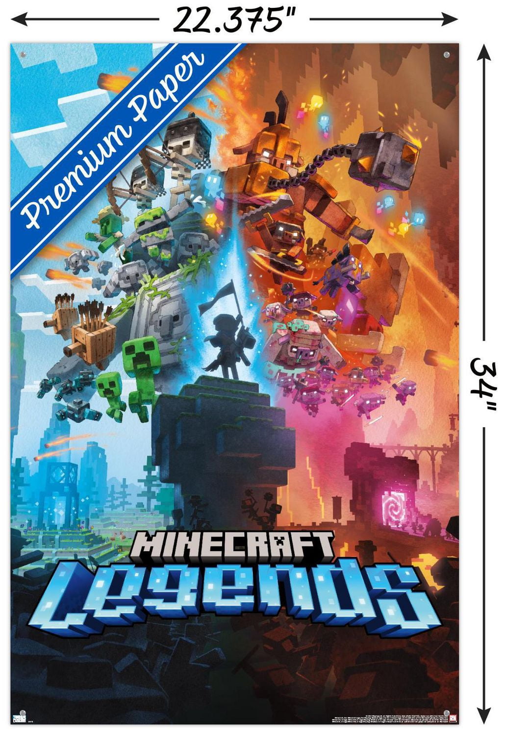 Minecraft: Legends - Key Art Wall Poster