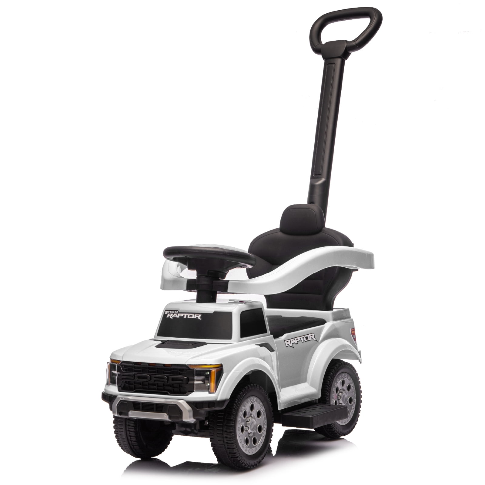 Ride The Rails Game Voltz Toys Licensed Ford F-150 3-in-1 Toddler Push Car, Ride-On Truck ...