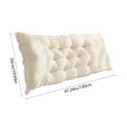 thumbnail image 2 of Bedside Cushion Bedroom Cushion Bed Back Tatami Soft Package Bed Sofa - Soft Support, Versatile Use, Removable Cover, Durable Material, for Bed, Sofa, or Tatami, 2 of 9