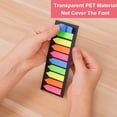 thumbnail image 3 of QIDESHIP Sticker Notes with 10 Arrows 12Mm44Mm10 Strips20 Sheets, Plastic Paper Note, one Sheet Contains 20 Stickers in 10 Sets Of Arrow Designs, Markers Sticky index Tabs Flag Tabs Adhesive, 3 of 3