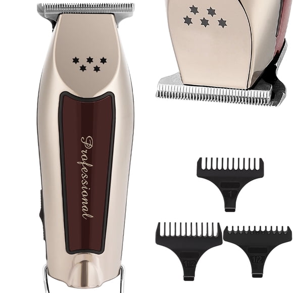 Hair Trimmer, Stable Long Lasting Low Noise High Hardness Hair Cutting Machine, Strong Home Barber Shop Trimming For Carving Silver