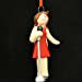 thumbnail image 3 of 8295 Singer Girl Hand Personalized Christmas Ornamenet, 3 of 3