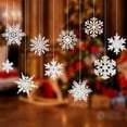 thumbnail image 4 of Plastic White Snowflake Pendant, 4 of 5