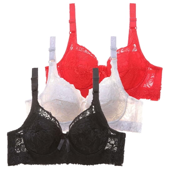 adviicd Soutien-Gorge à Armatures Gainant pour Femme, Soutien-Gorge T-shirt Confort Révolution, Soutien-Gorge à Fermeture devant Non Doublé pour Femme (Rouge,95c)