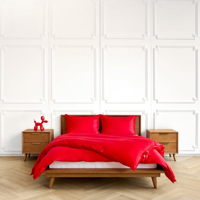 Ensemble de Housse de Couette Cardinal - 3 Pcs - Format Lit Simple