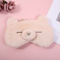 thumbnail image 2 of Coofit Sleep Mask Breathable Cartoon Plush Adorable Fashion Night Blindfold Eye Cover, 2 of 10