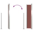 thumbnail image 4 of vidaXL Retractable Side Awning 120 x 300 cm Brown, 4 of 4