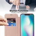 thumbnail image 3 of Pour iPhone 15 Étui de Téléphone avec Film pour Objectif Intégré, Support de Carte Bloquant RFID Compatible avec MagSafe, 3 of 5