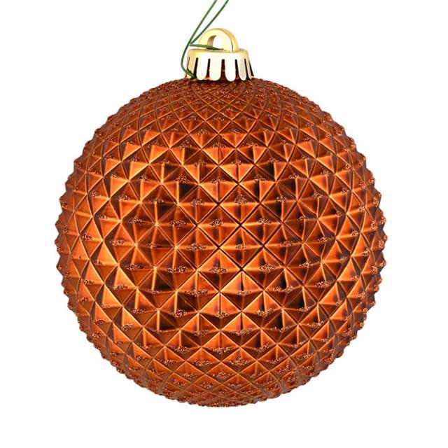 Vickerman N188488D Boule en Cuivre Pailleté 2.75 Po. 12 par Sac