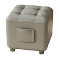 thumbnail image 1 of simhoa Small Foot Stool Ottoman Step Stool Footstool for Bedroom Living Room Indoor Gray, 1 of 8