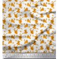thumbnail image 1 of Soimoi Rayon Fabric Wool & Cat Animal Printed Craft Fabric by the Yard 56 Inch Wide, 1 of 3