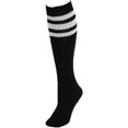 thumbnail image 1 of CTM® Chaussettes Tube Côtelées à Rayures (Lot de 4 Paires), 1 of 2