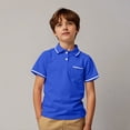 thumbnail image 2 of Polo pour Garçons Polo Uni Chemises de Rugby pour Garçons Chemises à Manches Courtes pour Enfants 3-4 Ans, 2 of 4
