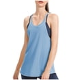 thumbnail image 1 of Chbgutlmr Workout Tops for Women U Neck Sleeveless Solid Color Racerback Athletic Gym Yoga Tops Camis, 1 of 4