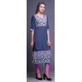 thumbnail image 3 of Bimba Tuniques Droites pour Femmes Kurta Imprimée Tenue d'Été Kurti pour Dames, 3 of 5