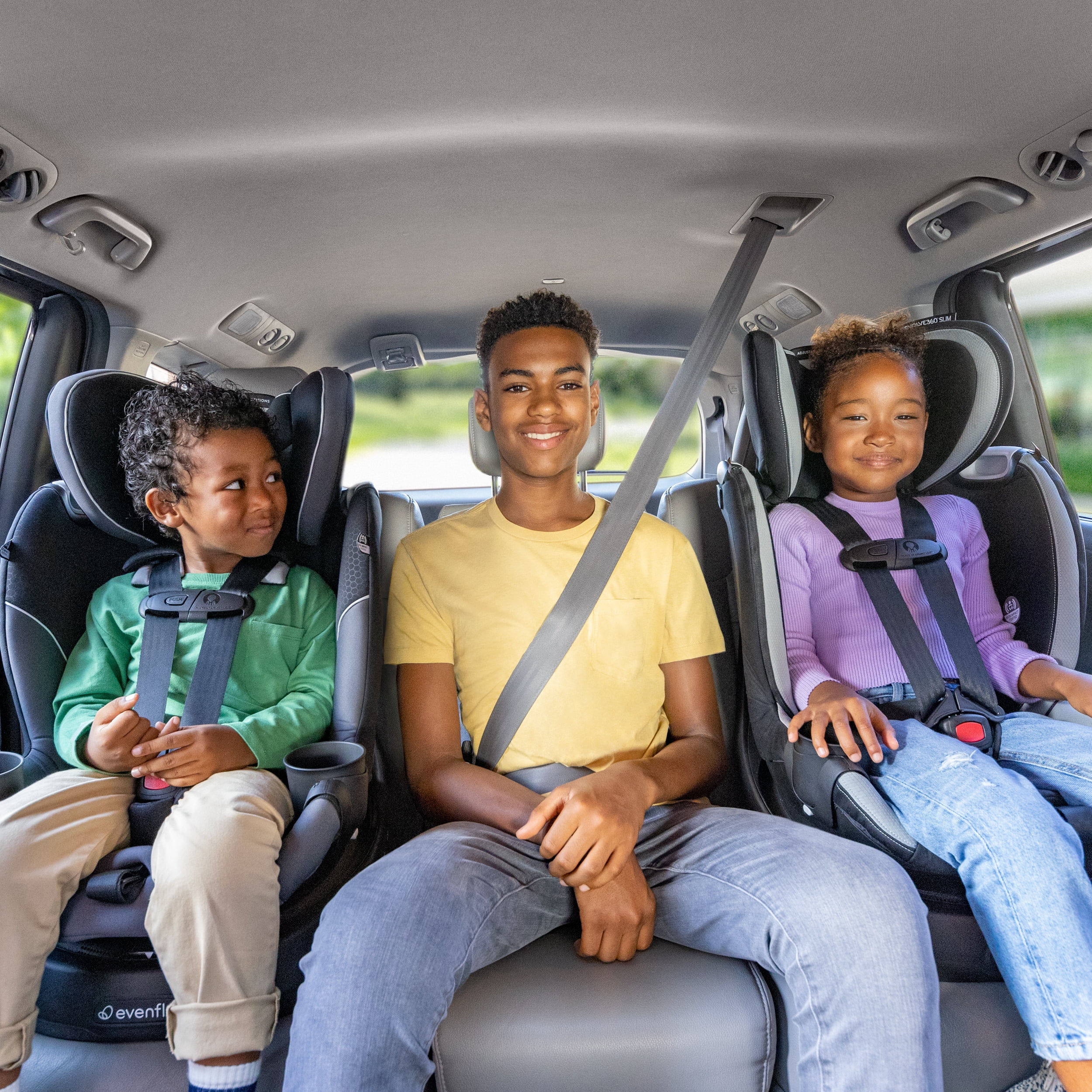 Evenflo Revolve360 Slim 2-in-1 Rotational Car Seat with SensorSafe