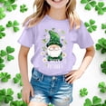 thumbnail image 1 of WEAIXIMIUNG T-Shirt Imprimé à Manches Courtes pour Enfants de la Saint-Patrick, Chemise Décontractée 150, 1 of 4