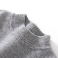 thumbnail image 4 of Posijego 4-18 Years Girls Boys Sweaters Crew Neck Solid Color Long Sleeve Knit Pullover Tops Fall Winter Clothes, 4 of 6