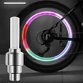 thumbnail image 1 of 5Pcs Bike Tire Lights under $5! Cagogo Rechargeable Bike Tire LED Lights, Wind Fire Wheel Spoke Lights, Night Riding Safety Flashers, Waterproof Cycling Accessories, Easy Install Wheel Decor, 1 of 5