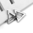 thumbnail image 1 of Iumwxz Men's Women Punk Stainless Steel Geometry Shape Design Hoop Earrings, 1 of 2