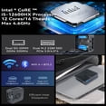 thumbnail image 3 of BRENUC N7A Mini Desktop PC, Intel Core i5-12600HX 64GB RAM, 2TB SSD, USB 3.2/Type-C/Wi-Fi 6/BT5.2/RJ45 2.5G/4K Triple Display Desktop PC, 3 of 6