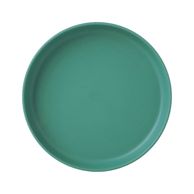 1 Pcs Spit Bone Dish Plates,5.7 Inch Plastic Small Dinner Plates,Versatile Snack Storage Dishes For Fruits Candy And Seasoning,Reusable Plastic Plates For Kitchen,Plates For Camping, Daily Use,Green