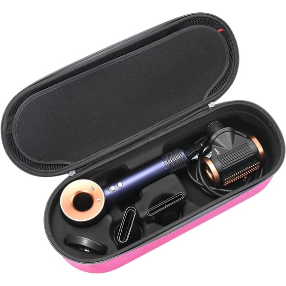 Hard Case for Dyson Supersonic Nural/Supersonic Hair Dryer Travel Storage Case Hold All the Accessories by RLSOCO - Pink (Case Only)