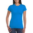 thumbnail image 2 of T-Shirt à Manches Courtes pour Femmes, Protection Solaire, Coupe Ajustée, Yoga de Plein Air, Course, Gym, Entraînement, Hauts; T-Shirt Basique en Coton pour Femmes, Col Rond, Coupe Ajustée, Longueur Tunique, T-Shirt A L, 2 of 3