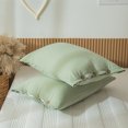 thumbnail image 1 of Move Over Green Tassel Pillowcases Queen with Button Closure, Boho Tassel Pillow Cover Set of 2, 100% Washed Microfiber, 2 Pack, 1 of 8