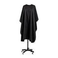 thumbnail image 3 of Black Cloth Professional Hair Salon Nylon Shawl with Snap Closure, 3 of 3