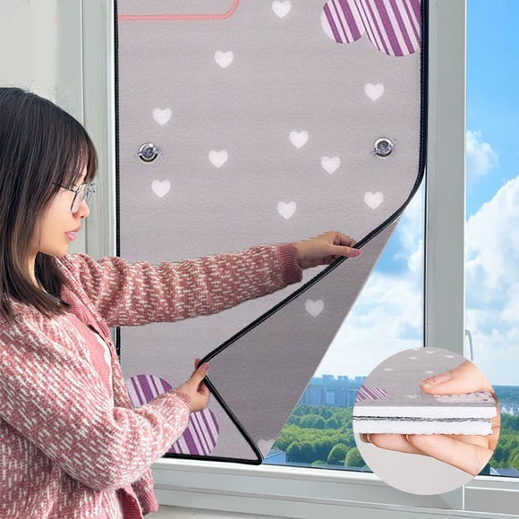 Yeciiwht Film d'Isolation pour Fenêtre en Papier D\'aluminium Épaissi Double Face 39x12 Pouces, Isolation de Fenêtre pour Toit et Véranda en Hiver, Pare-Soleil pour Voiture, Film Écran Solaire Autocollant pour Verre