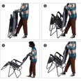 thumbnail image 3 of Timber Ridge Zero Gravity Locking Outdoor Recliner Lounge Chair, Gray (2 Pack), 3 of 4