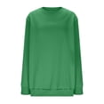 thumbnail image 4 of hotojiny Workout Tops for Women Plus Size Long Sleeve Crewneck Sweatshirt Oversized Lightweight Basic Pullover Fall 2025, 4 of 6