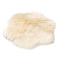 thumbnail image 2 of EGNMCR Outdoor Rug Bathroom Rugs Rugs for Living Room Wool Imitation Sheepskin Rugs Faux Non Slip Bedroom Carpet Mats Shaggy Slip, 2 of 2