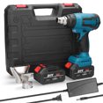thumbnail image 1 of Cordless Handheld Hot Air Heating Machine Lithium Rechargeable Heating Equipment HighTemperature Power Tool with 3 Nozzles for Shrink Wrapping Heat Shrink Tube PVC, 1 of 7