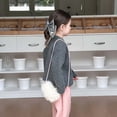 thumbnail image 4 of Nœuds pour Filles, Mignon Nœud en Tricot Épais à Col Rond, Chandail pour Filles, 4 of 6