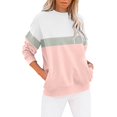 thumbnail image 1 of Pxiakgy Tenues d'Automne pour Femmes 2024 Chandail en Molleton Col Rond Manches Longues Décontracté Léger Ample Taille : S-2TG, 1 of 8