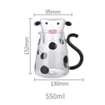 thumbnail image 2 of Rongfmy Cute Milk Glass Kettle, Coffee Maker, Transparent Jug, Portable Cow Type Glass , Small, 2 of 9