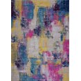 thumbnail image 1 of LaDole Rugs Yorkson Indoor/Outdoor Area Rug, Grey and Pink, 5'2' x 7'5', Soft and Durable, 1 of 6