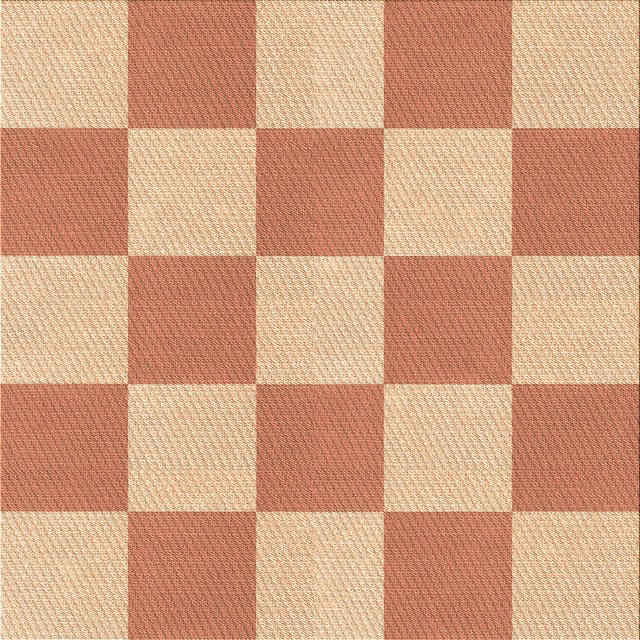 Ahgly Company Machine Washable Indoor Square Transitional Bright Orange Area Rugs, 8' Square