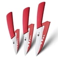 thumbnail image 1 of 3-Piece Ceramic Paring Knife,5" Utility Knife 4" Slcing Knife and 3" Peeling Knife Vegetables Fruit Kitchen Knives Cutter Tool, 1 of 5