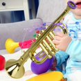 thumbnail image 4 of weibbin Plastic Trumpet Toy - Wind Instrument for Music Play, A, 4 of 6