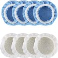 thumbnail image 1 of 8Pcs Car Polisher Pad Bonnet Set Soft Microfiber Polishing Bonnet Buffer Waxer Auto Care Buffing Pad Cover for Car Polisher Buffer Waxers Bonnet (5-6 Inch), 1 of 1