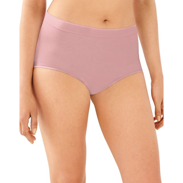 Bali Womens One Smooth U All Around Smoothing Brief, 9, Purple Fig