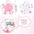 thumbnail image 2 of PVC Coaster Cherry Blossom Cup Coaster Anti-Skid Insulation Coaster for Beer, Coffee, Tableware Tea(L), 2 of 7
